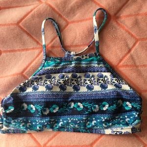 Xhiliration High Neck Bikini Top